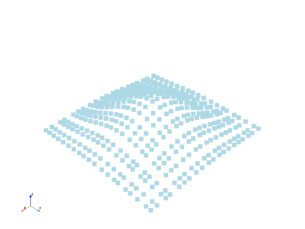 d create tri surface