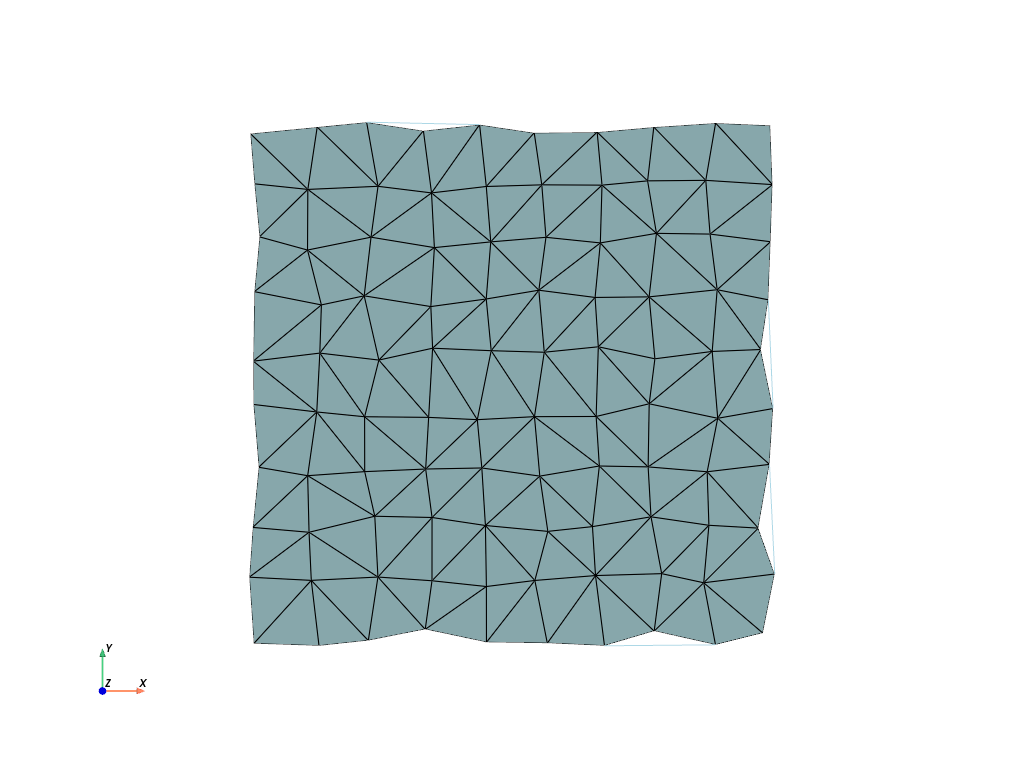 d create tri surface